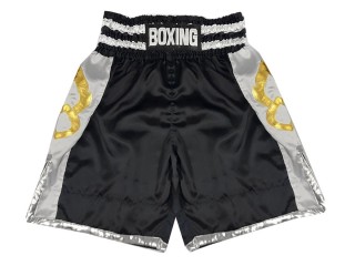 Shorts Boxe Anglaise Personnalisé : KNBSH-029-Noir